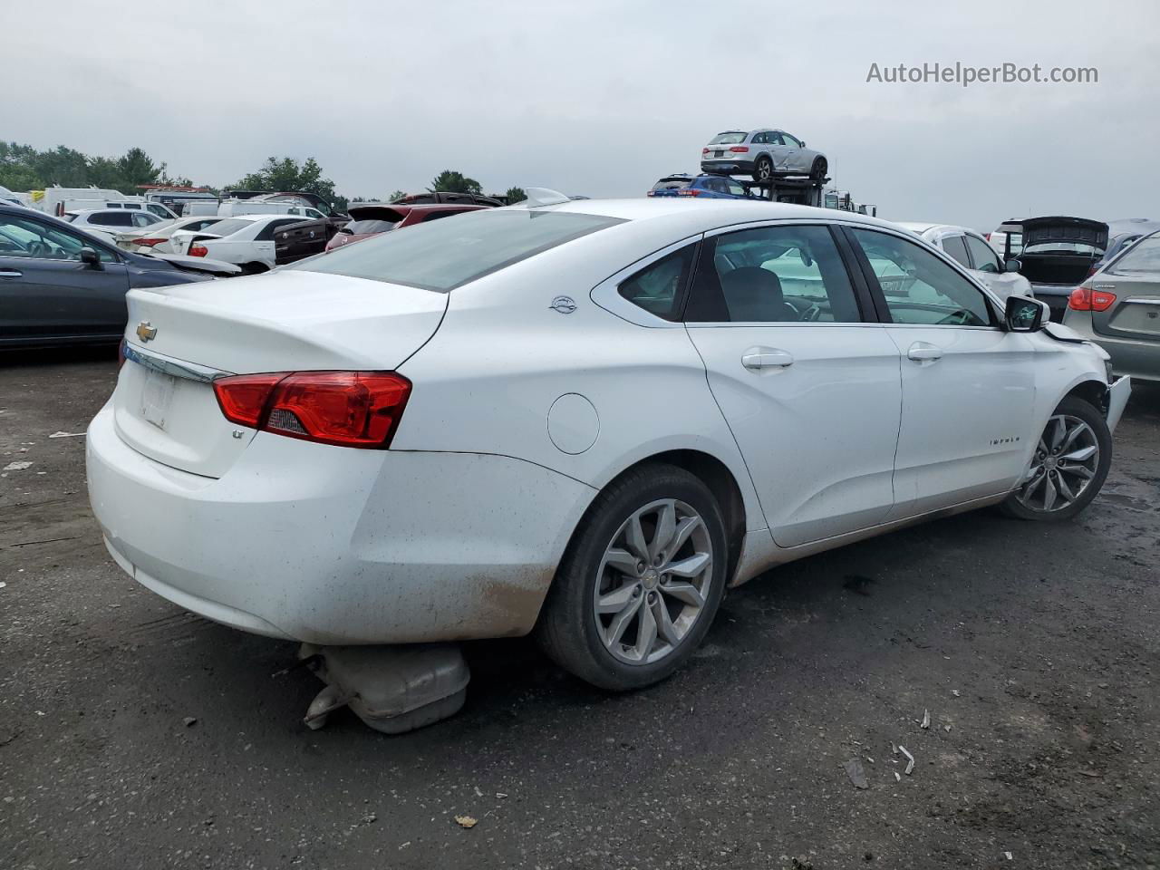 2016 Chevrolet Impala Lt White vin: 2G1115S31G9143067