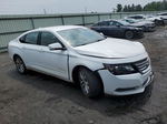 2016 Chevrolet Impala Lt White vin: 2G1115S31G9143067