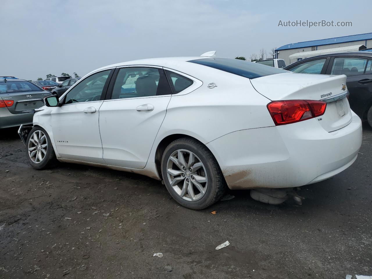 2016 Chevrolet Impala Lt White vin: 2G1115S31G9143067