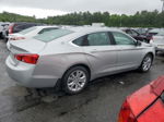 2016 Chevrolet Impala Lt Серебряный vin: 2G1115S31G9195122