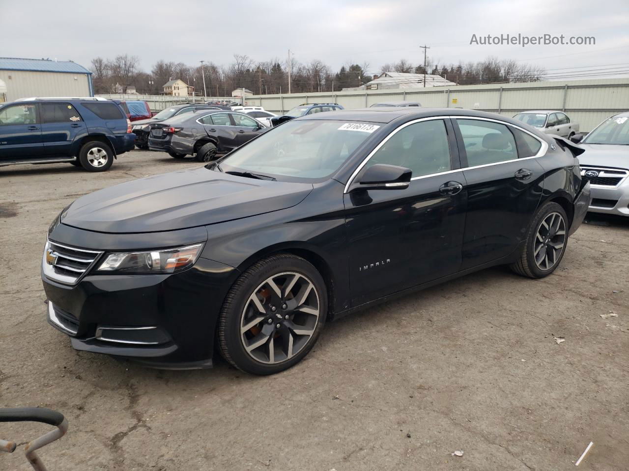 2016 Chevrolet Impala Lt Black vin: 2G1115S31G9196030