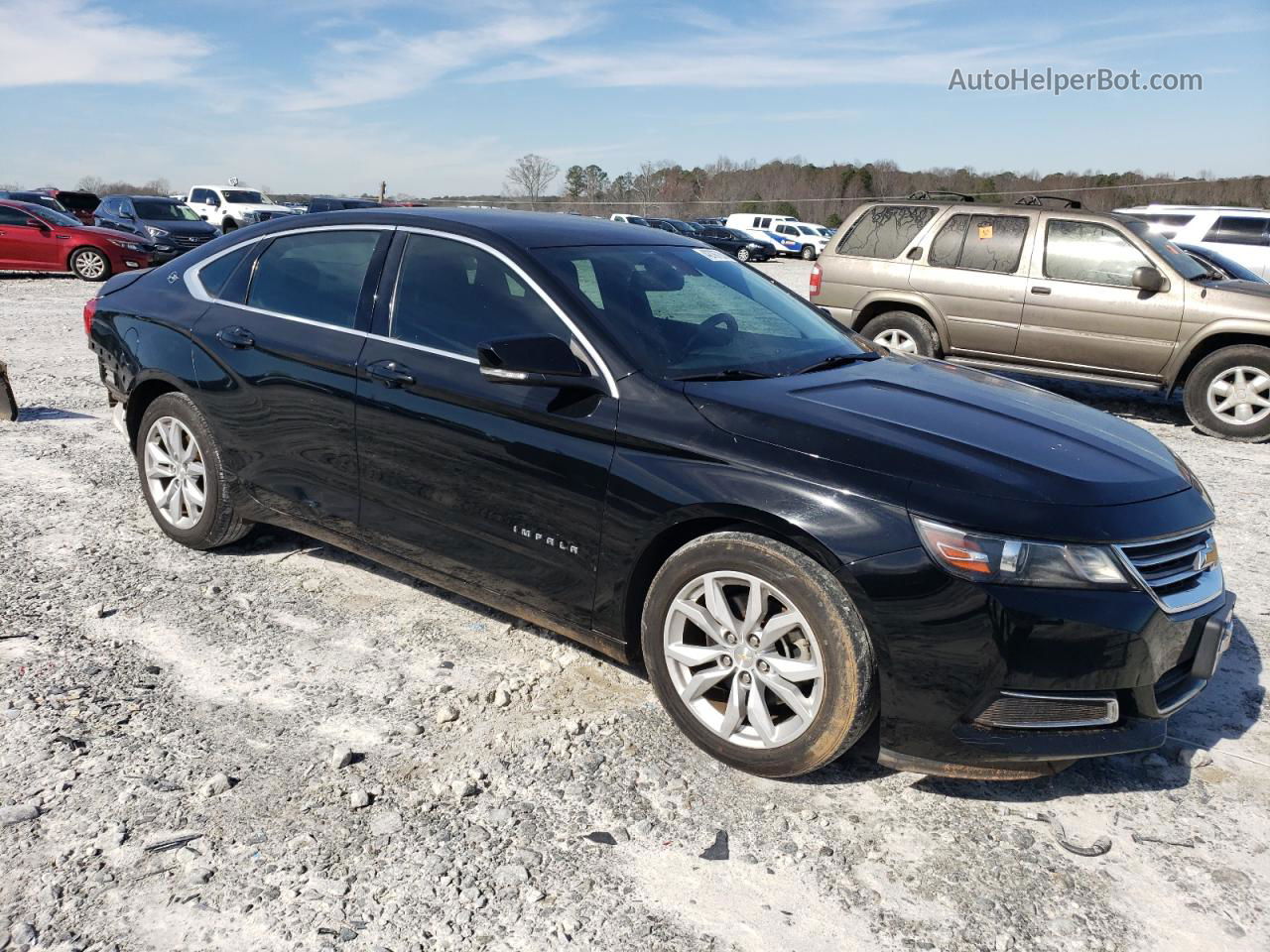 2016 Chevrolet Impala Lt Black vin: 2G1115S32G9118758