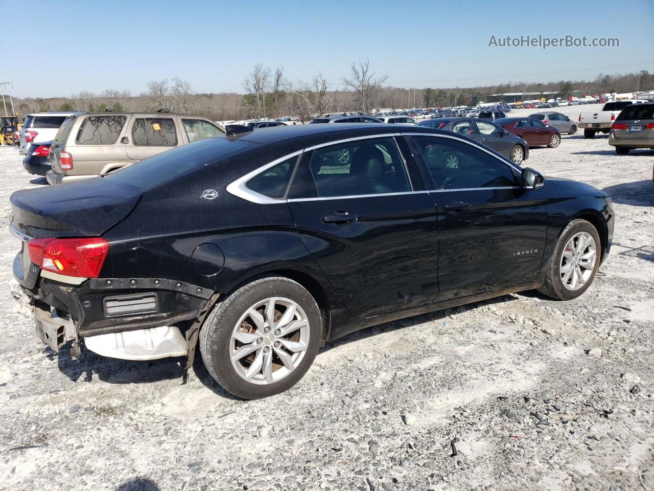 2016 Chevrolet Impala Lt Black vin: 2G1115S32G9118758