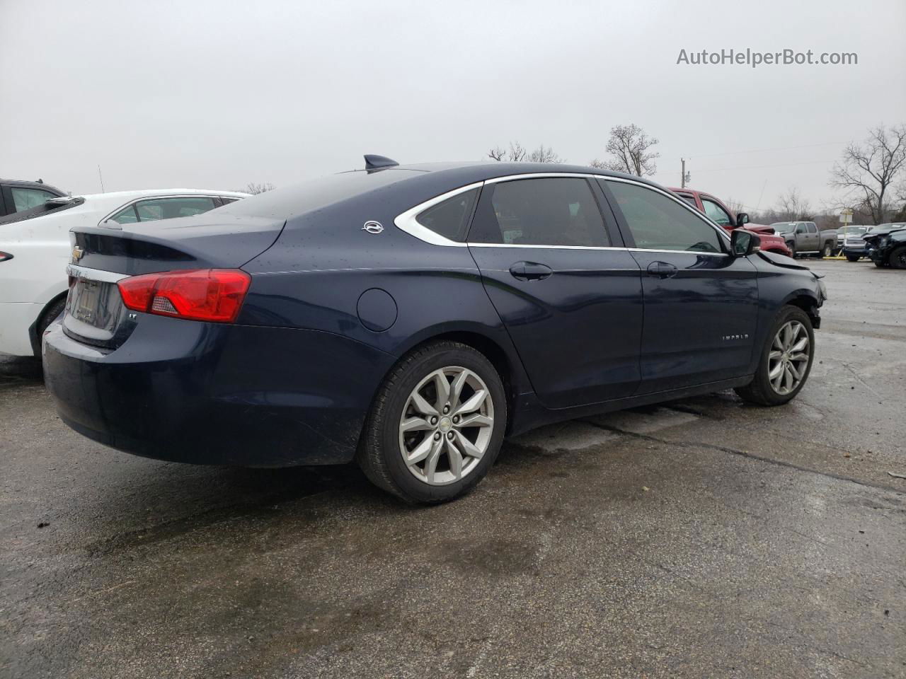 2016 Chevrolet Impala Lt Blue vin: 2G1115S32G9126665