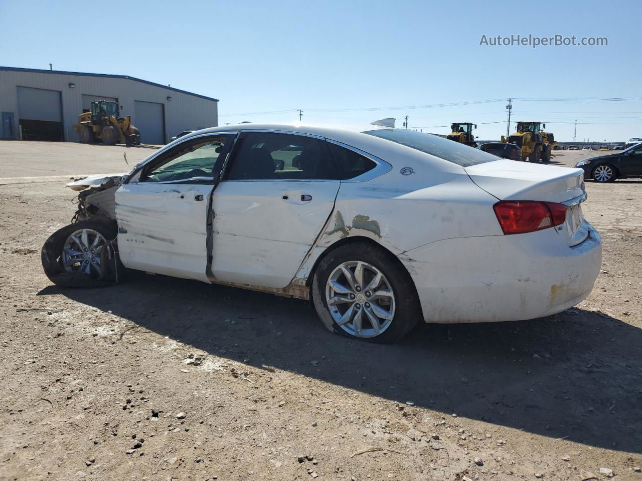 2016 Chevrolet Impala Lt White vin: 2G1115S32G9137648