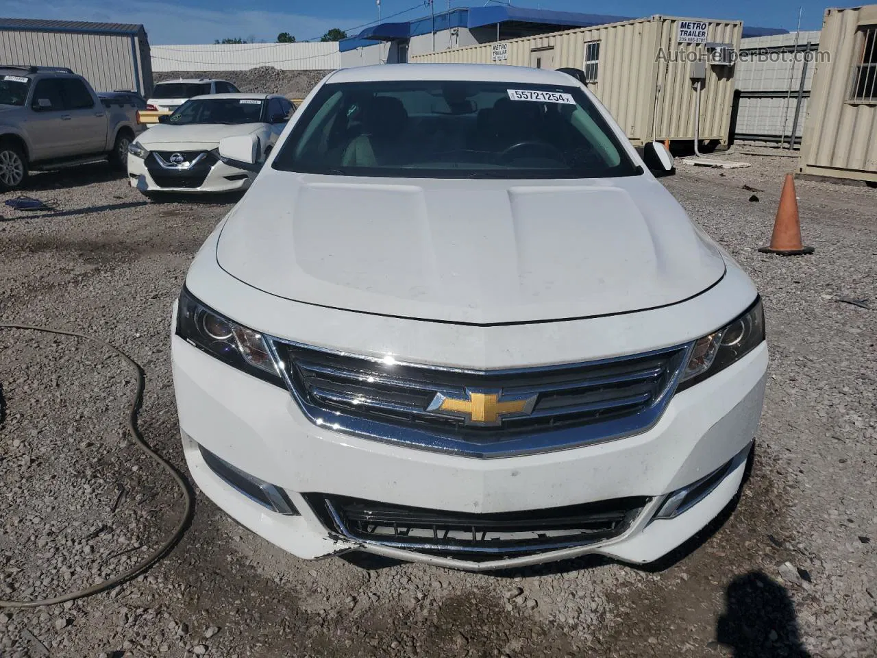 2016 Chevrolet Impala Lt White vin: 2G1115S32G9148455