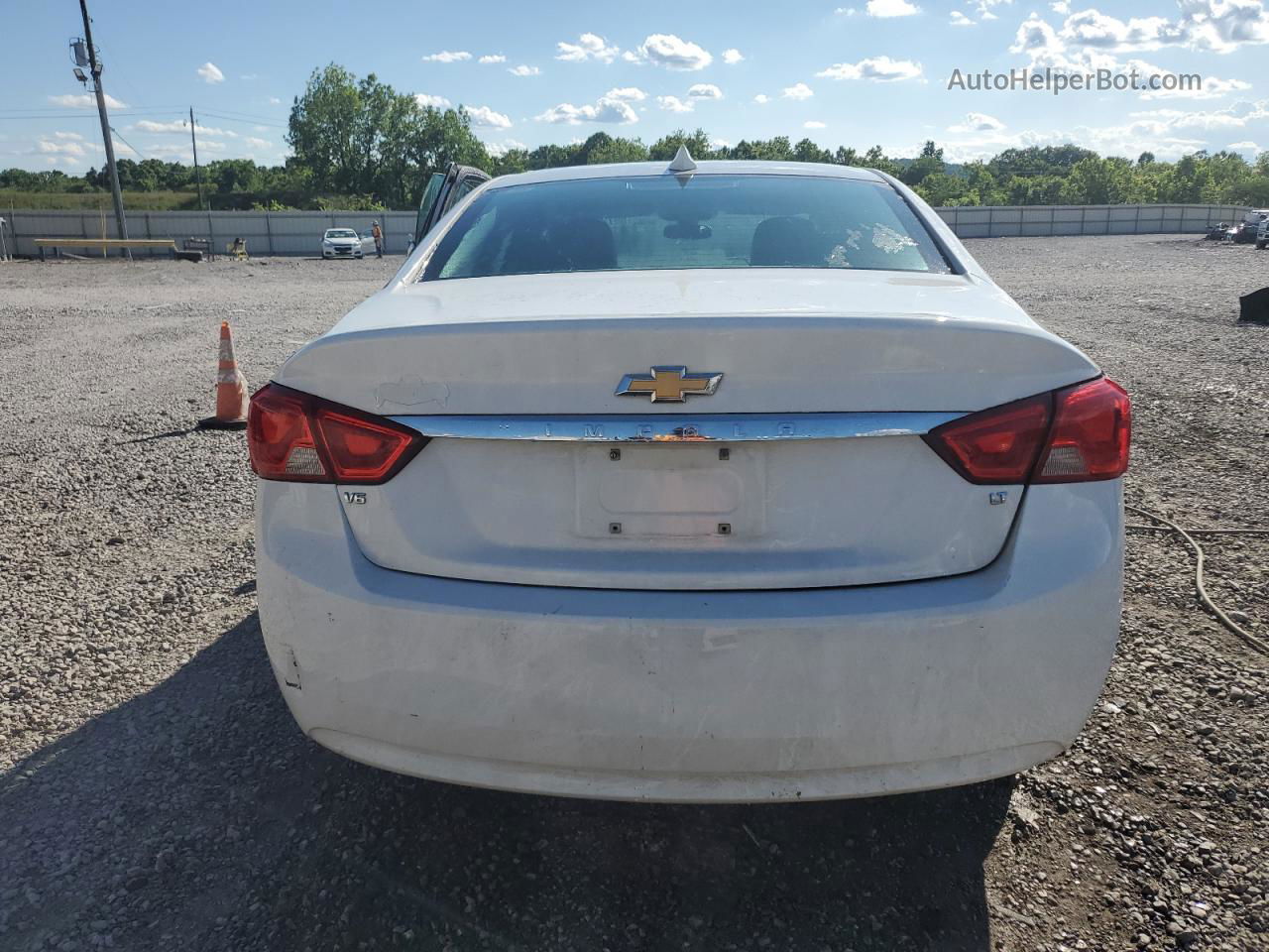 2016 Chevrolet Impala Lt White vin: 2G1115S32G9148455