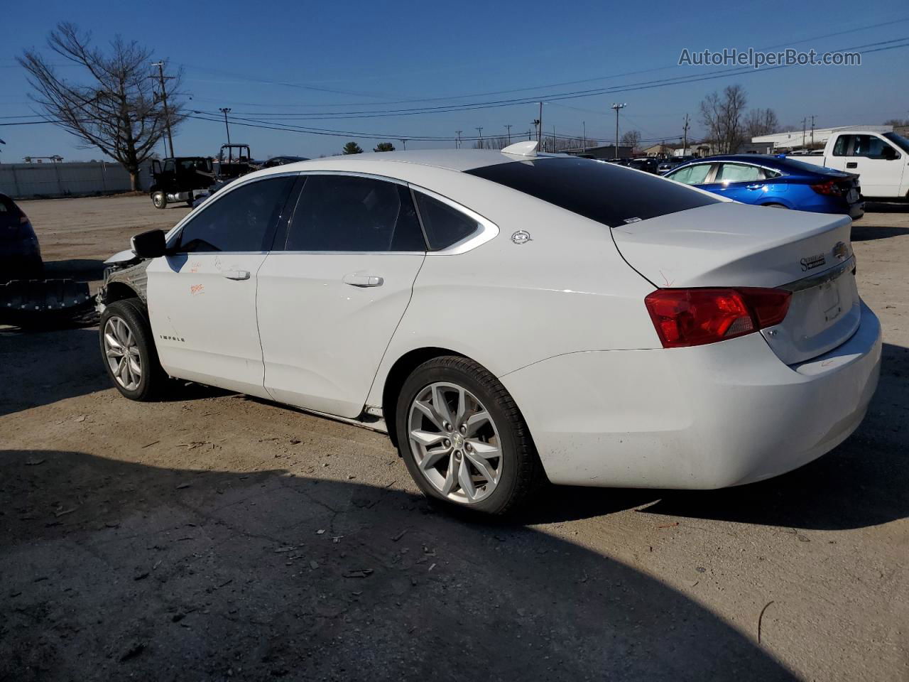 2016 Chevrolet Impala Lt White vin: 2G1115S32G9173923