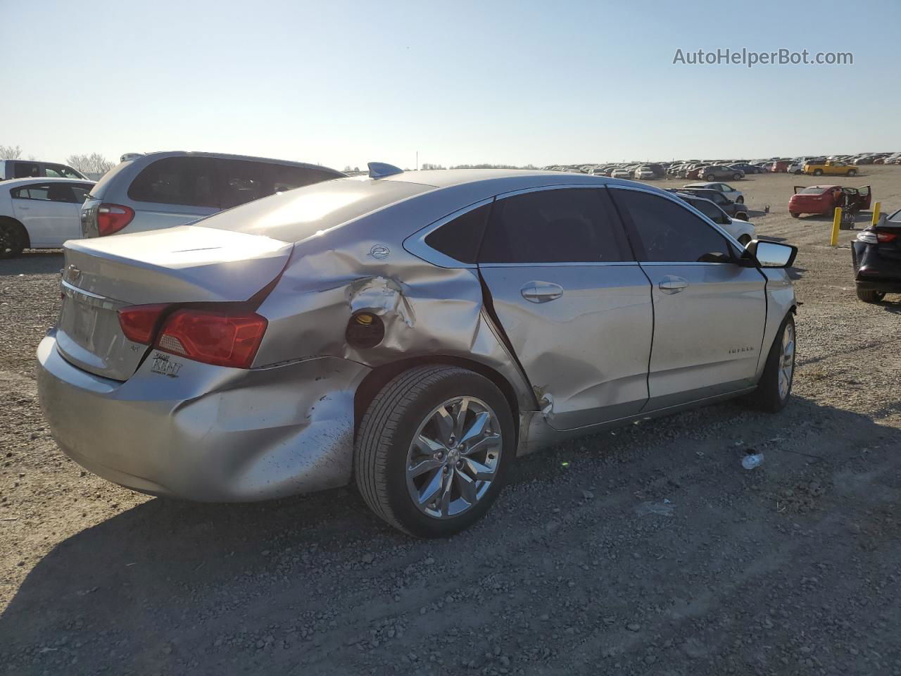 2016 Chevrolet Impala Lt Silver vin: 2G1115S32G9184968