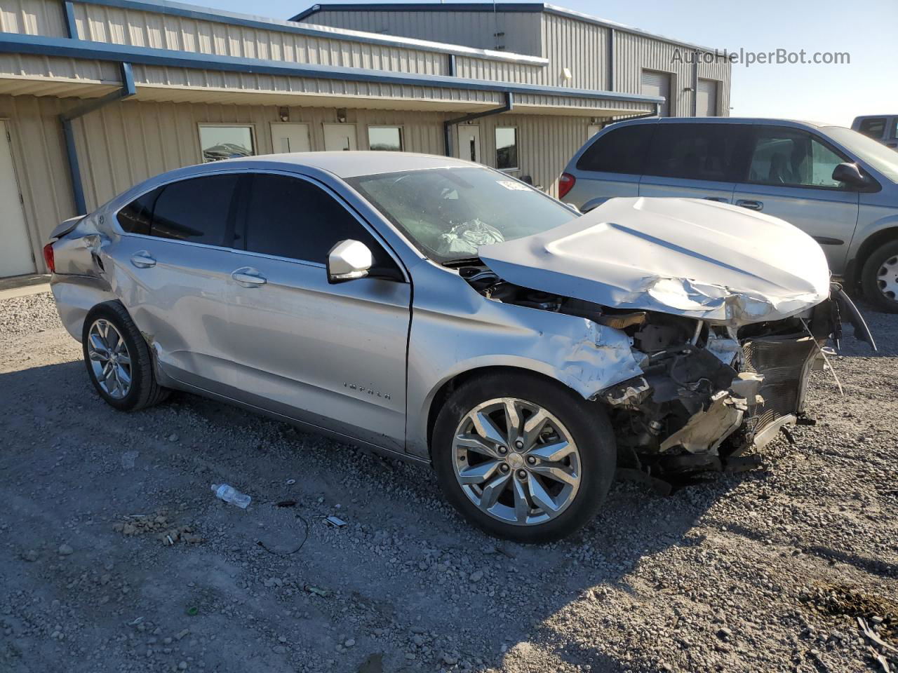 2016 Chevrolet Impala Lt Silver vin: 2G1115S32G9184968