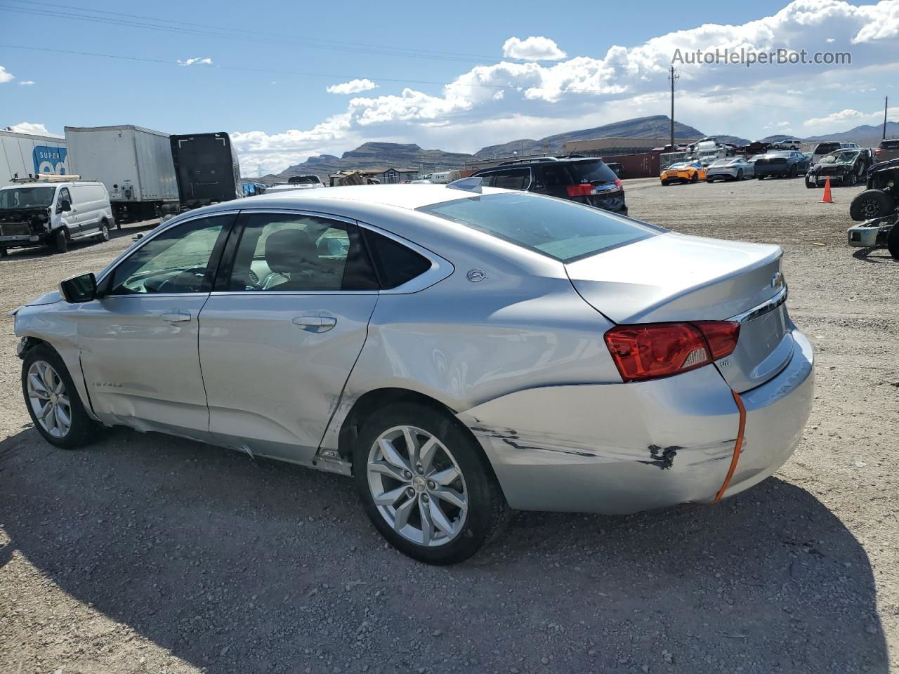 2016 Chevrolet Impala Lt Silver vin: 2G1115S33G9141045