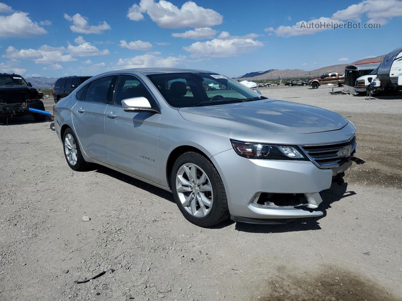 2016 Chevrolet Impala Lt Silver vin: 2G1115S33G9141045