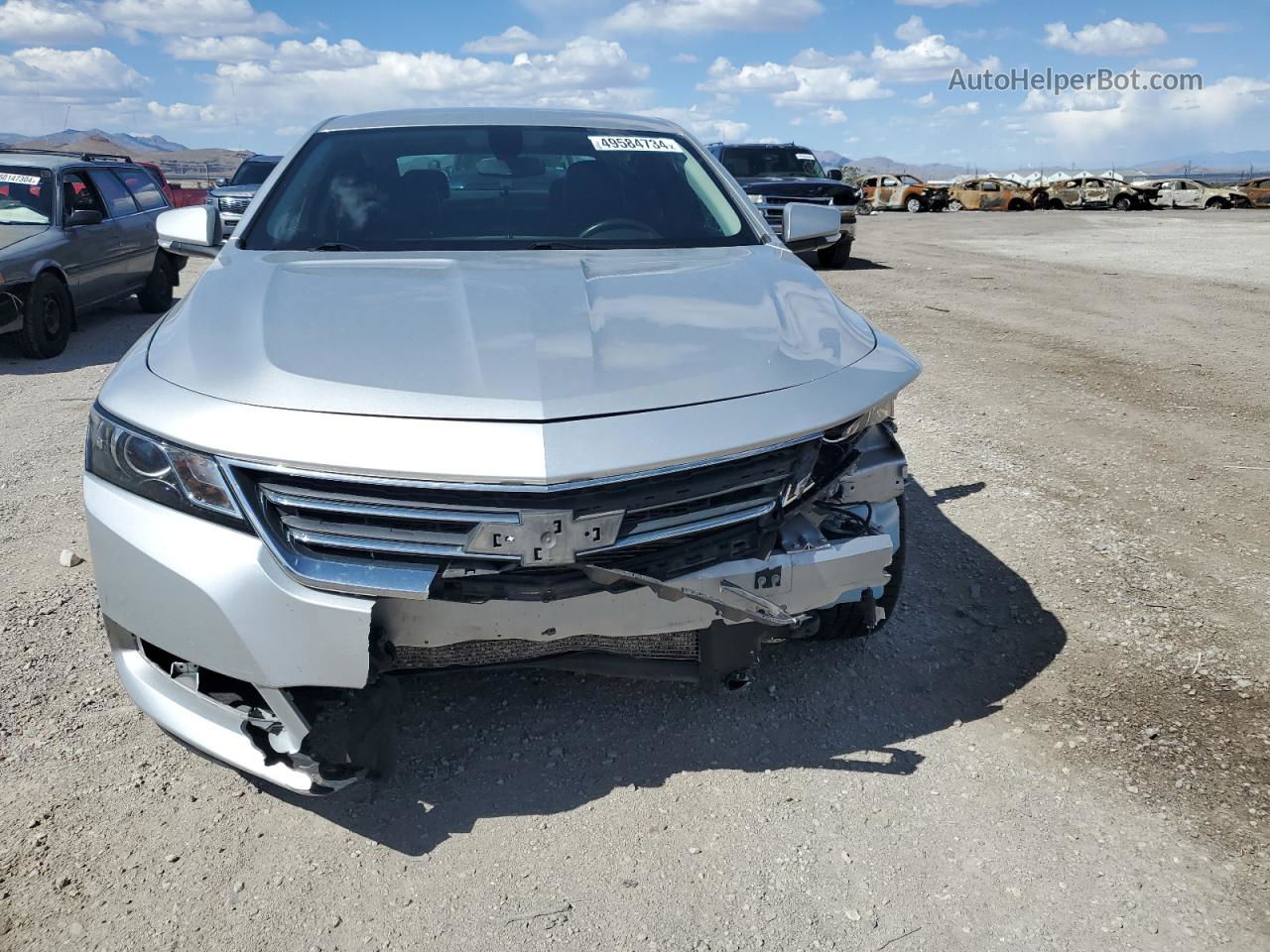 2016 Chevrolet Impala Lt Silver vin: 2G1115S33G9141045