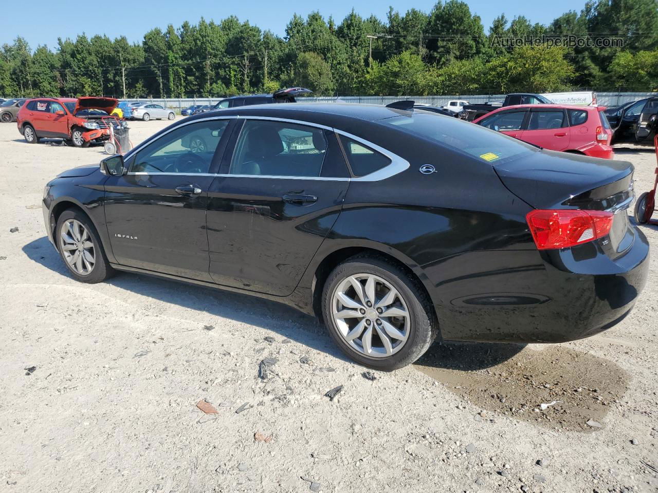 2016 Chevrolet Impala Lt Black vin: 2G1115S34G9117434