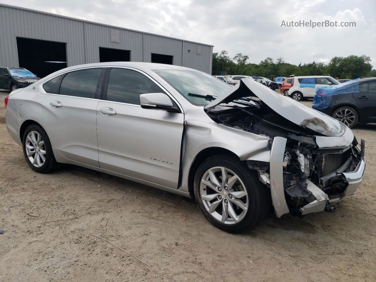 2016 Chevrolet Impala Lt Silver vin: 2G1115S34G9119412