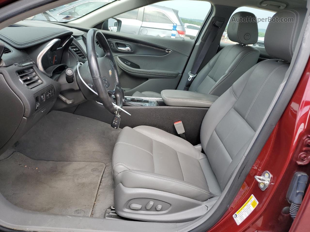 2016 Chevrolet Impala Lt Red vin: 2G1115S34G9152183