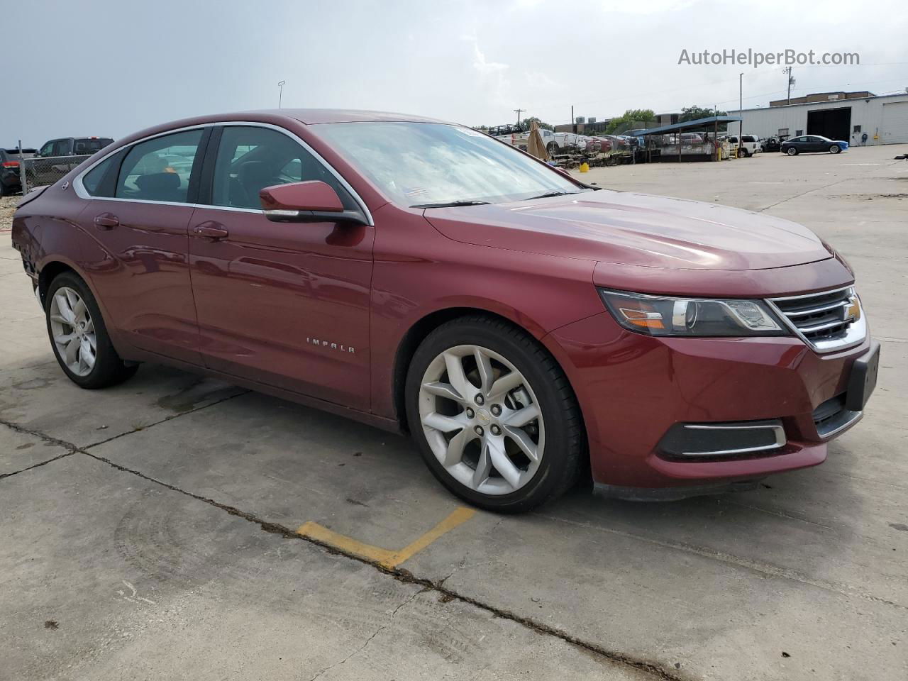 2016 Chevrolet Impala Lt Red vin: 2G1115S34G9152183