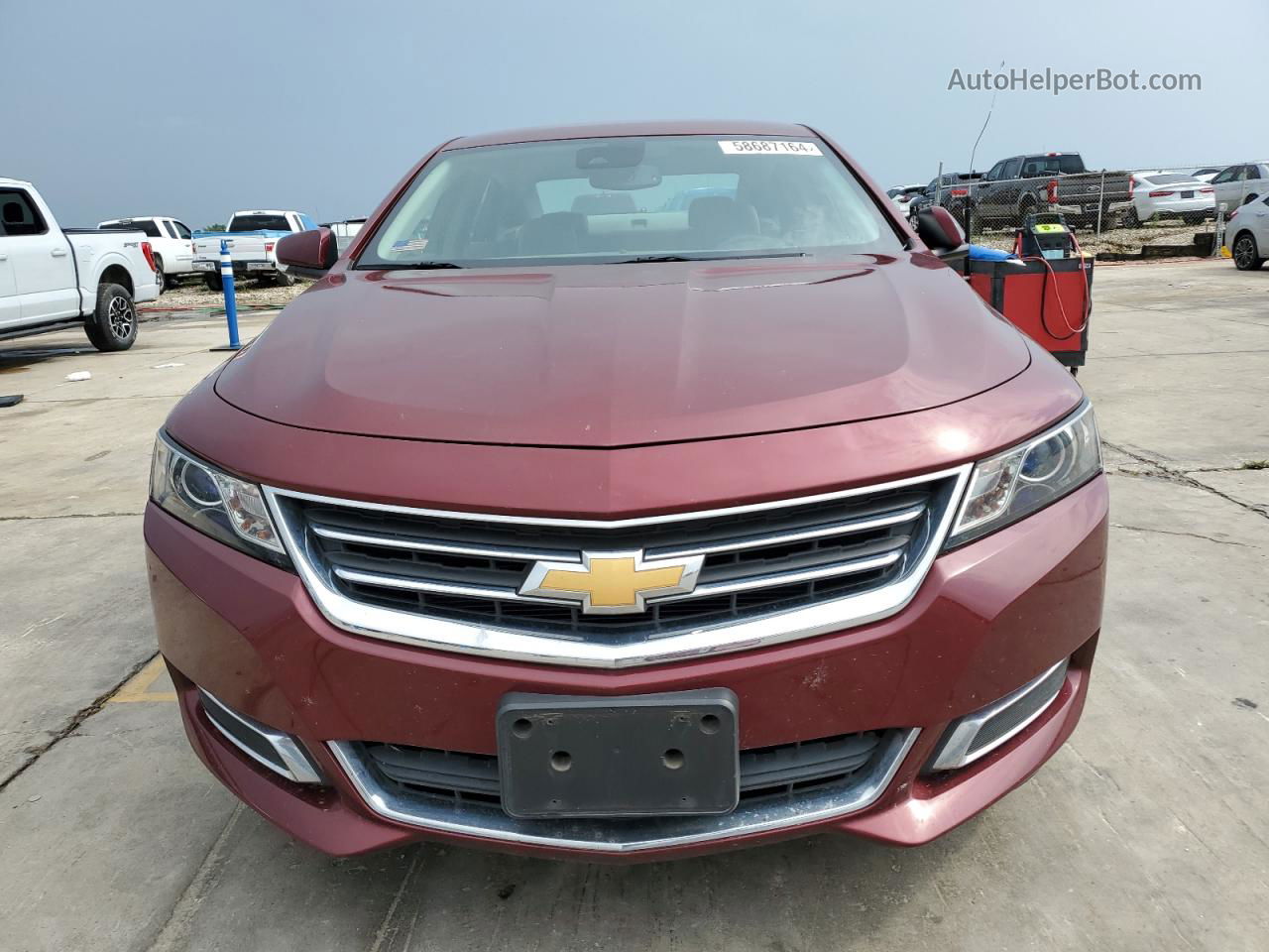 2016 Chevrolet Impala Lt Red vin: 2G1115S34G9152183