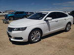 2016 Chevrolet Impala Lt White vin: 2G1115S35G9105809