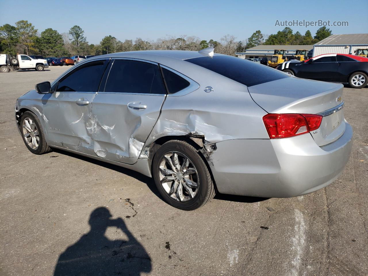 2016 Chevrolet Impala Lt Silver vin: 2G1115S35G9137921