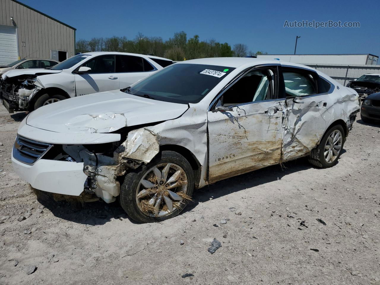 2016 Chevrolet Impala Lt Белый vin: 2G1115S35G9181515