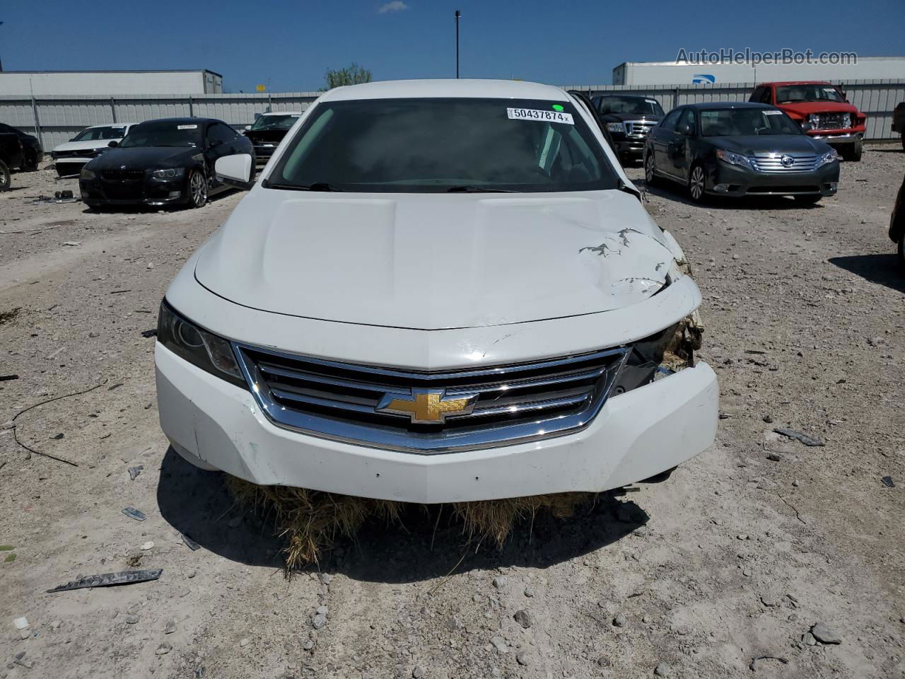 2016 Chevrolet Impala Lt White vin: 2G1115S35G9181515