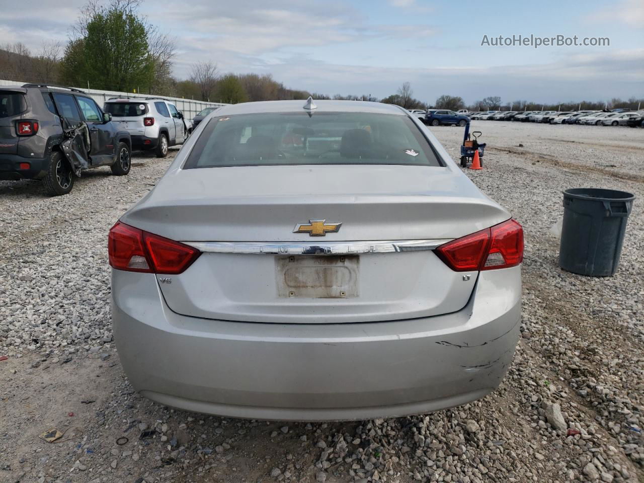 2016 Chevrolet Impala Lt Silver vin: 2G1115S35G9191042