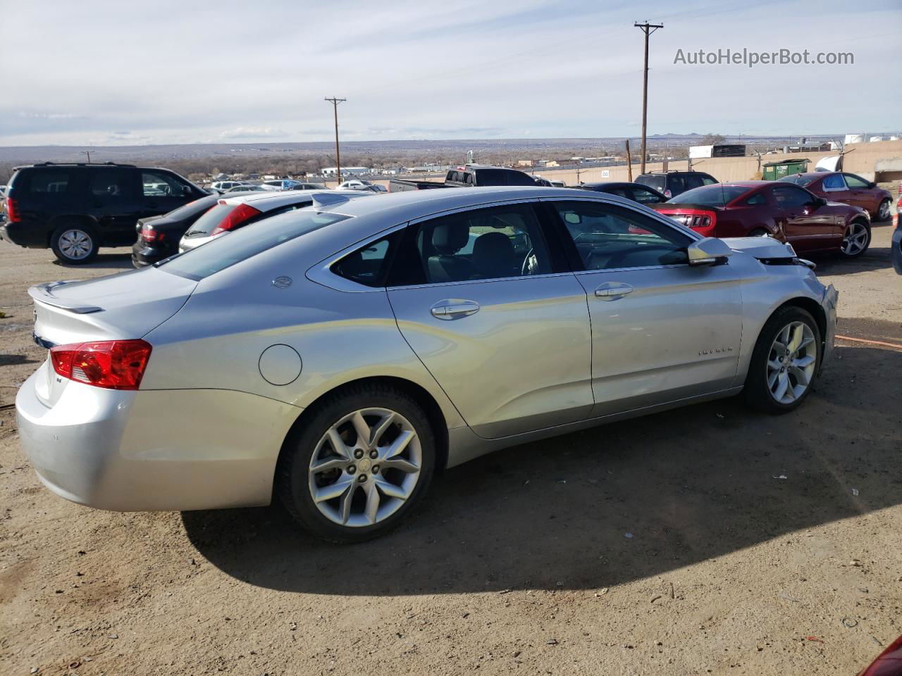 2016 Chevrolet Impala Lt Серебряный vin: 2G1115S35G9206882