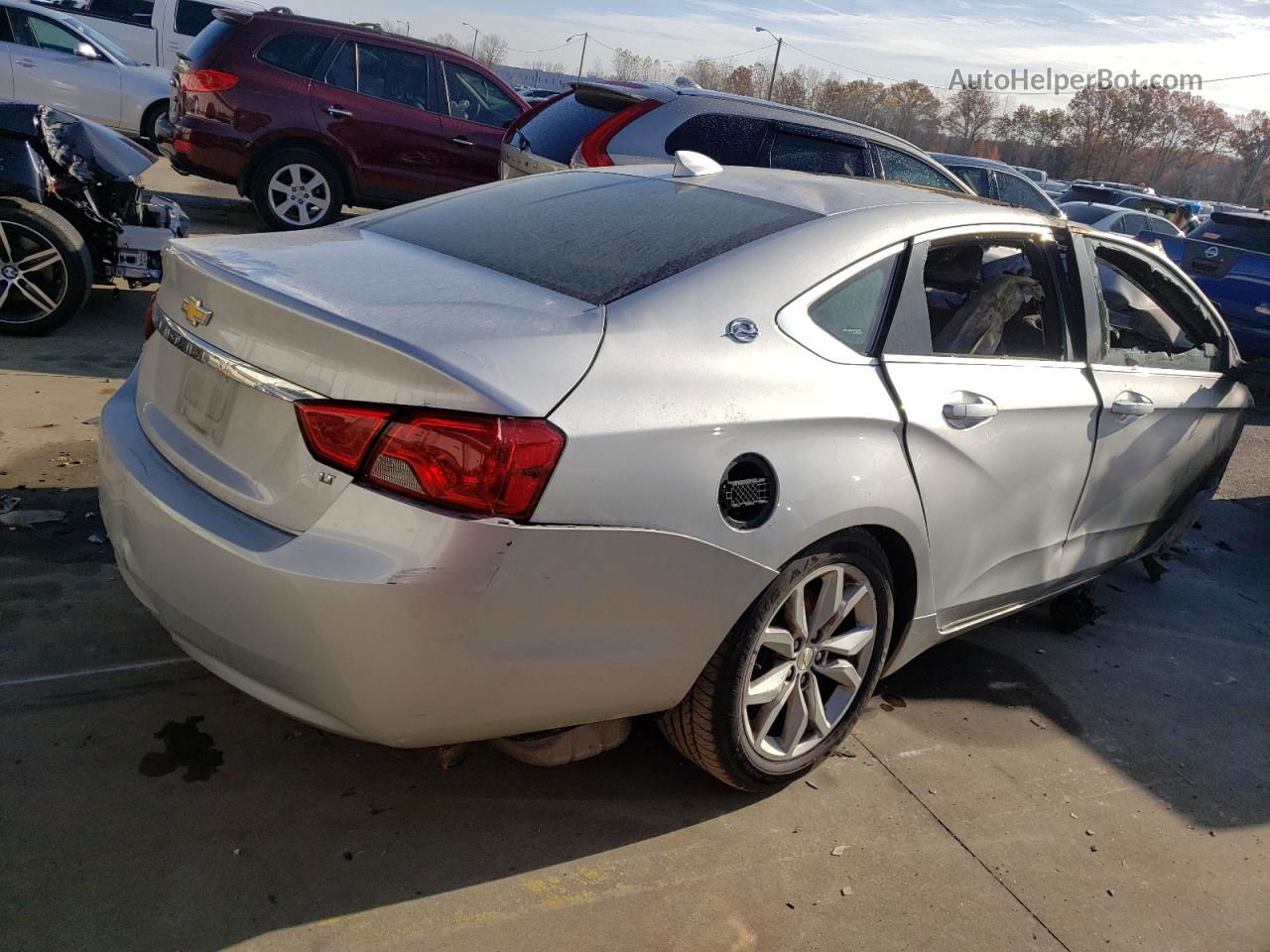 2016 Chevrolet Impala Lt Silver vin: 2G1115S36G9128676