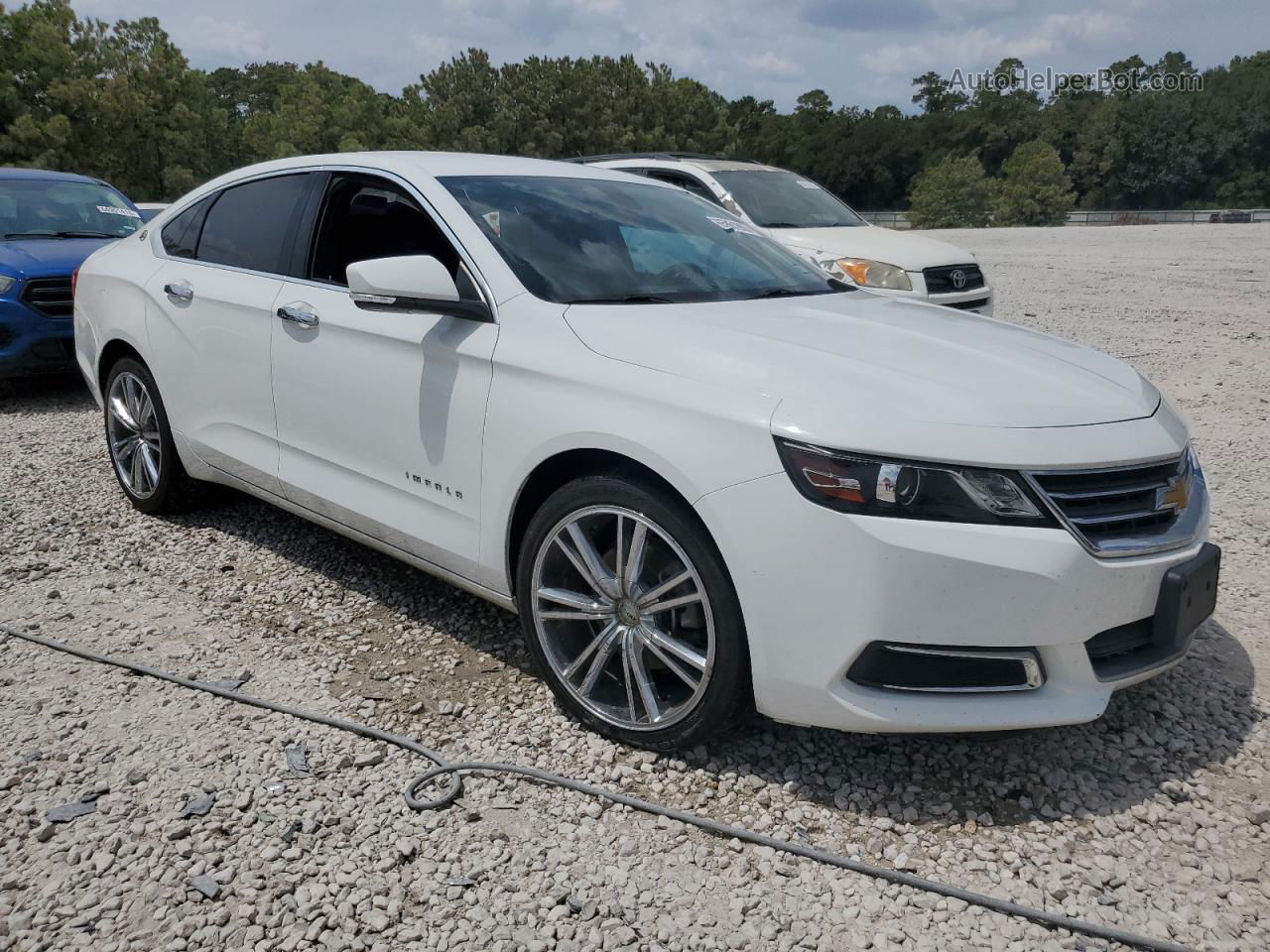 2016 Chevrolet Impala Lt White vin: 2G1115S36G9129875