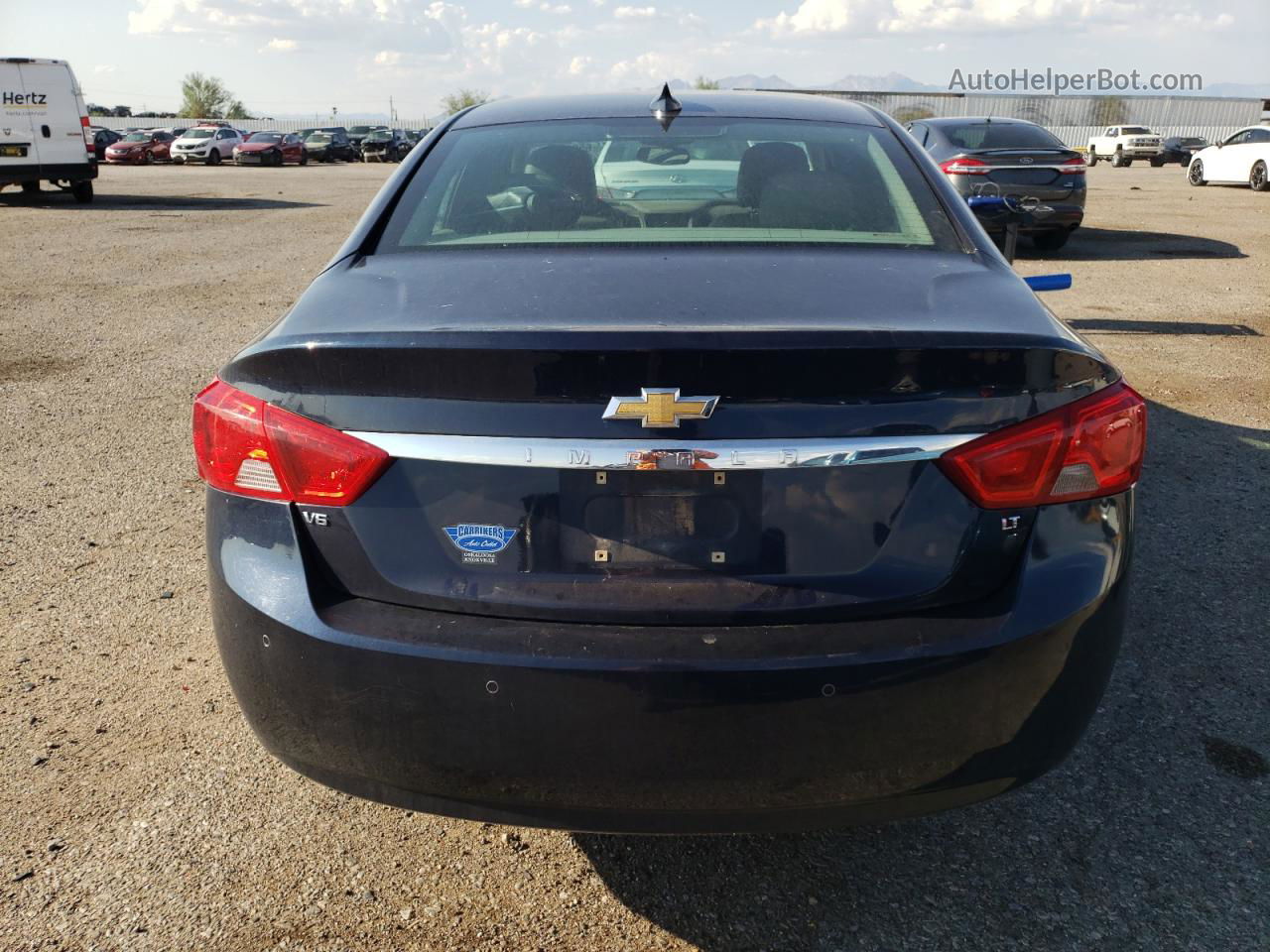 2016 Chevrolet Impala Lt Blue vin: 2G1115S36G9141640