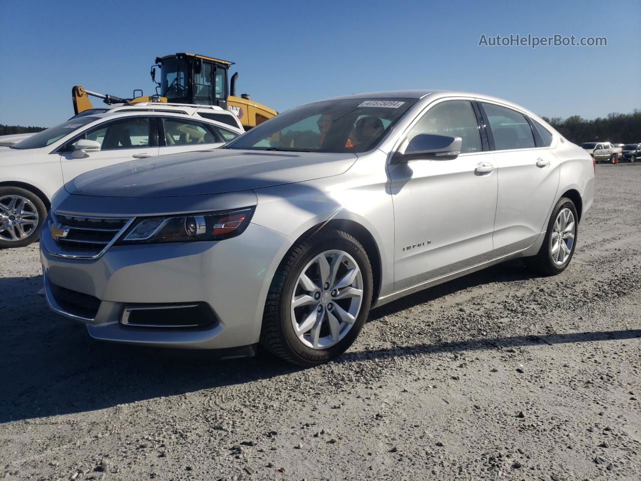 2016 Chevrolet Impala Lt Silver vin: 2G1115S36G9148992