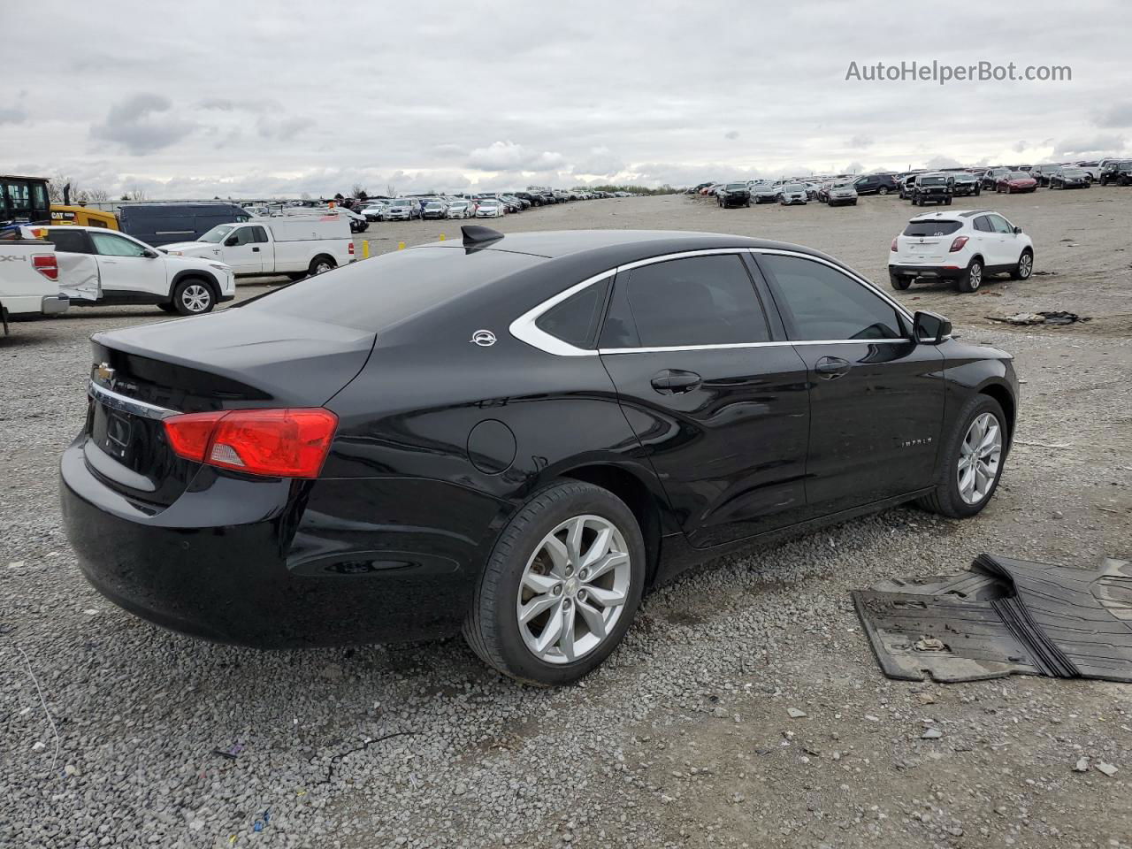 2016 Chevrolet Impala Lt Black vin: 2G1115S36G9162715