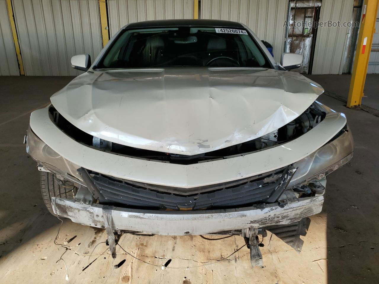 2016 Chevrolet Impala Lt White vin: 2G1115S36G9167591