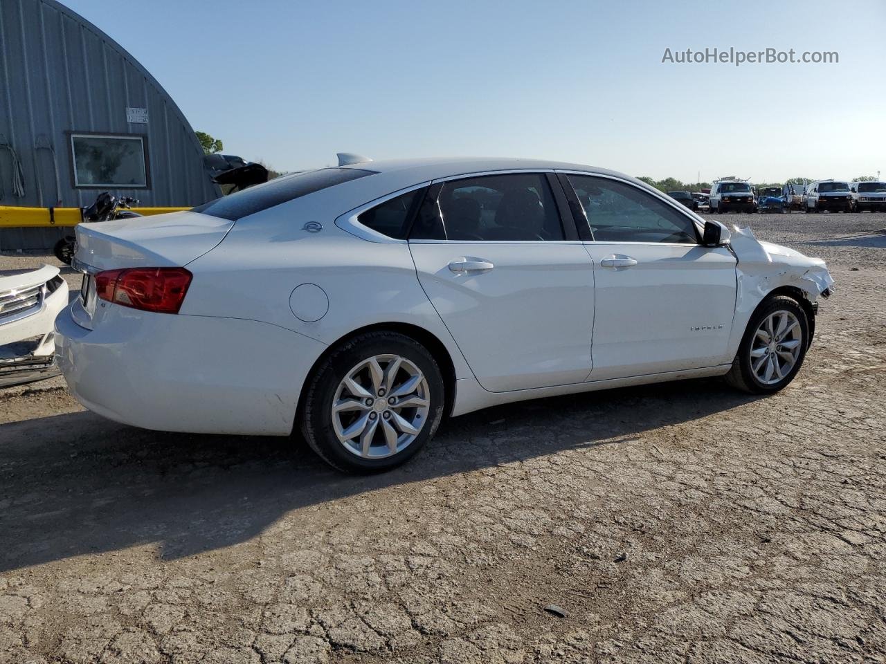 2016 Chevrolet Impala Lt White vin: 2G1115S36G9193527