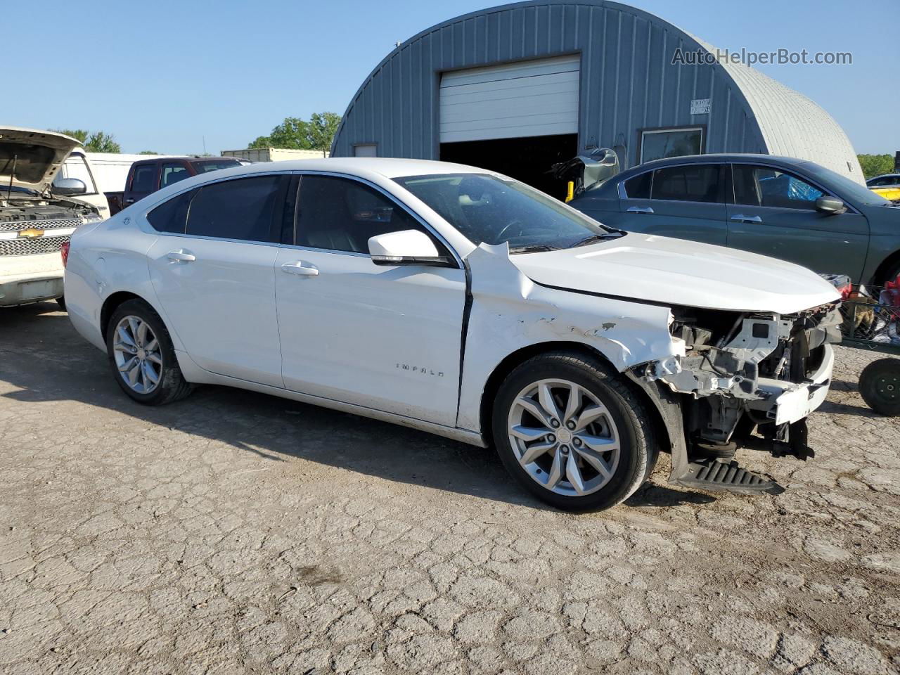 2016 Chevrolet Impala Lt Белый vin: 2G1115S36G9193527