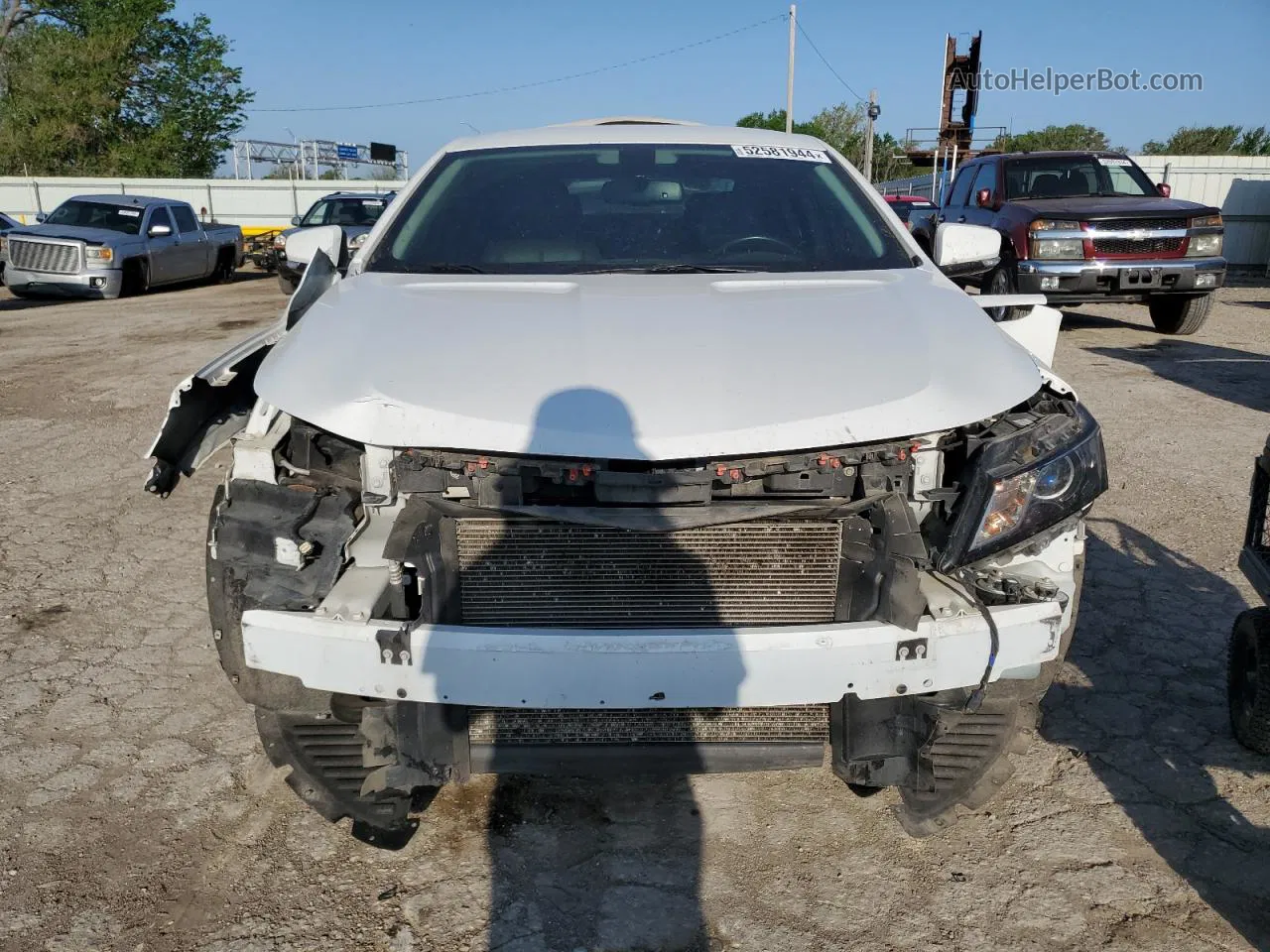 2016 Chevrolet Impala Lt White vin: 2G1115S36G9193527