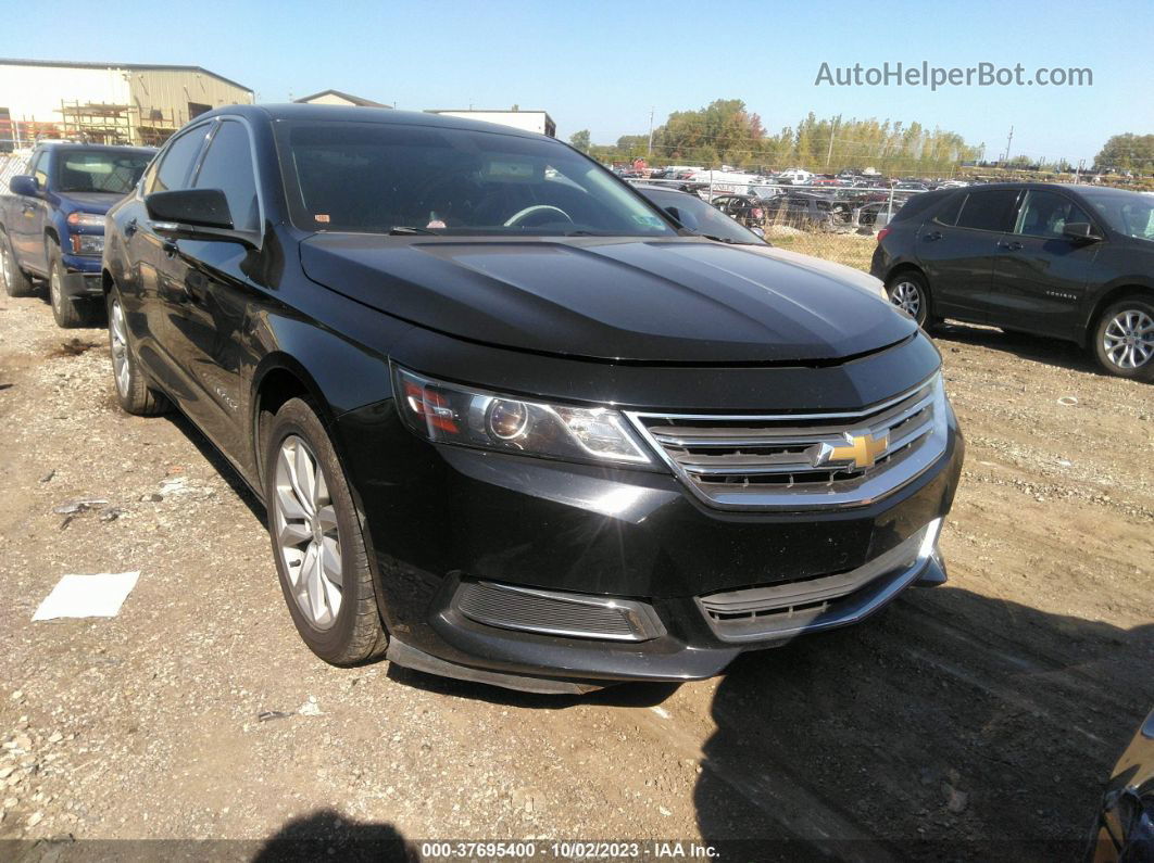 2016 Chevrolet Impala Lt Black vin: 2G1115S37G9123759