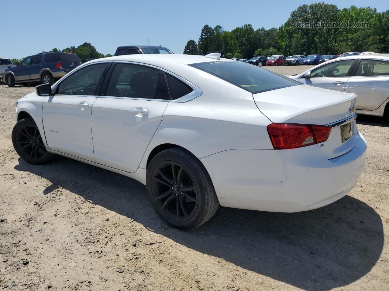 2016 Chevrolet Impala Lt White vin: 2G1115S37G9134003