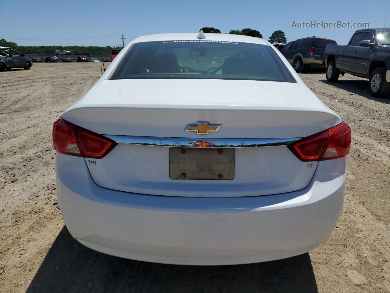 2016 Chevrolet Impala Lt White vin: 2G1115S37G9134003