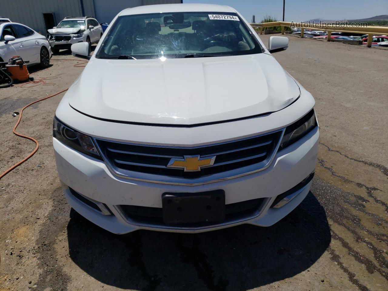 2016 Chevrolet Impala Lt White vin: 2G1115S37G9151724