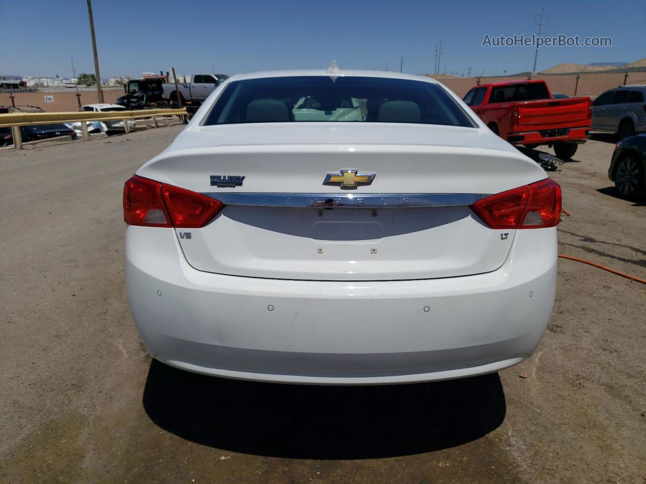 2016 Chevrolet Impala Lt White vin: 2G1115S37G9151724