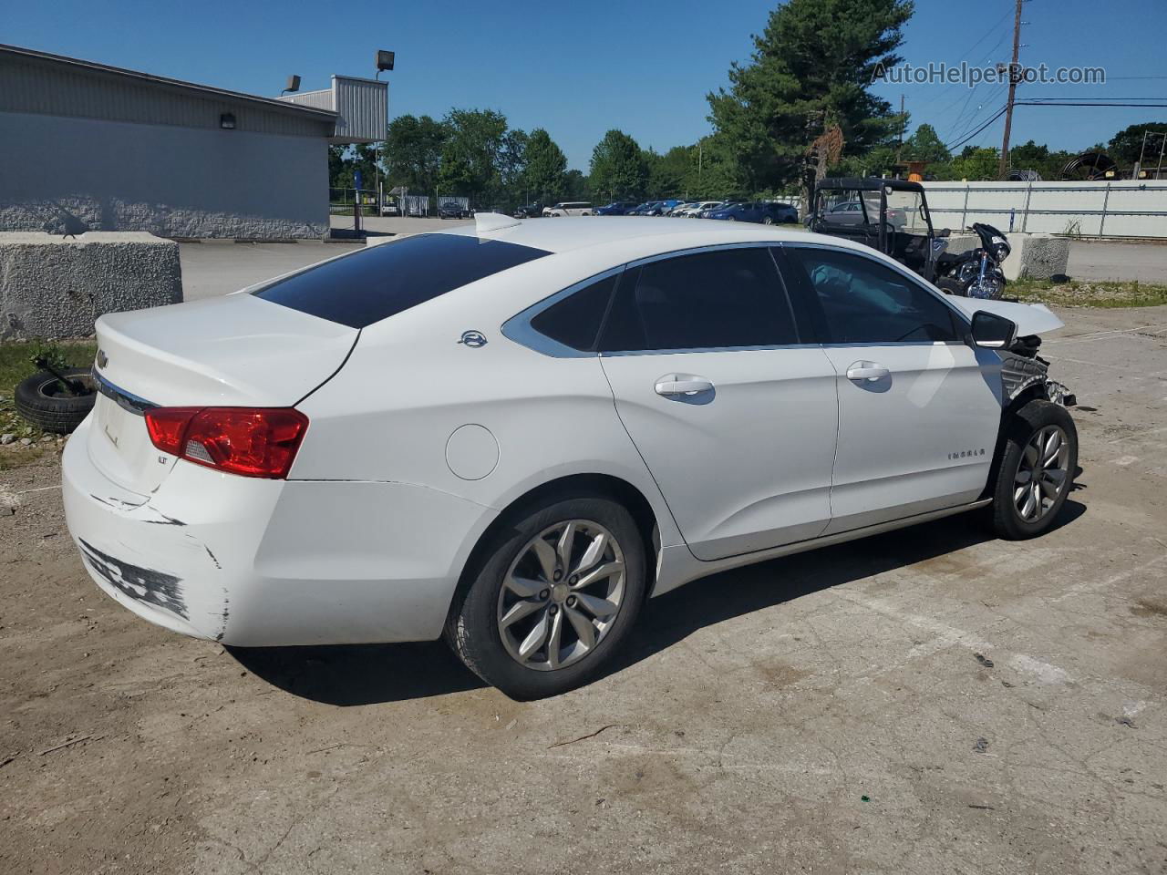 2016 Chevrolet Impala Lt White vin: 2G1115S37G9160567