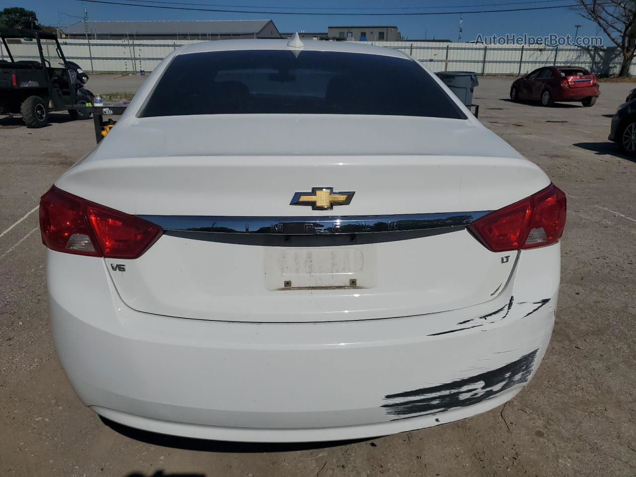 2016 Chevrolet Impala Lt White vin: 2G1115S37G9160567