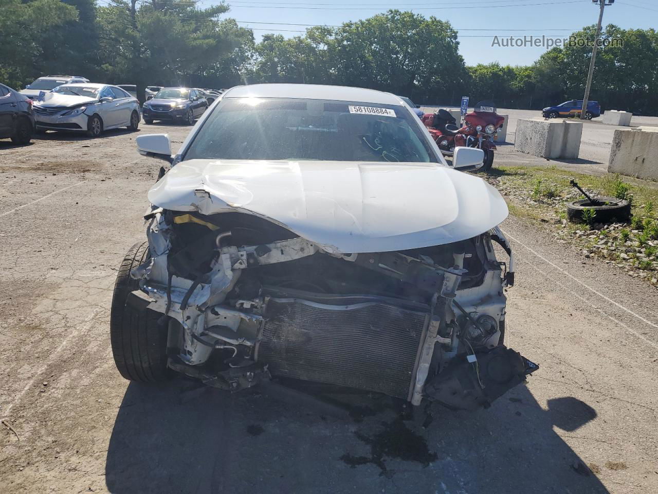 2016 Chevrolet Impala Lt White vin: 2G1115S37G9160567