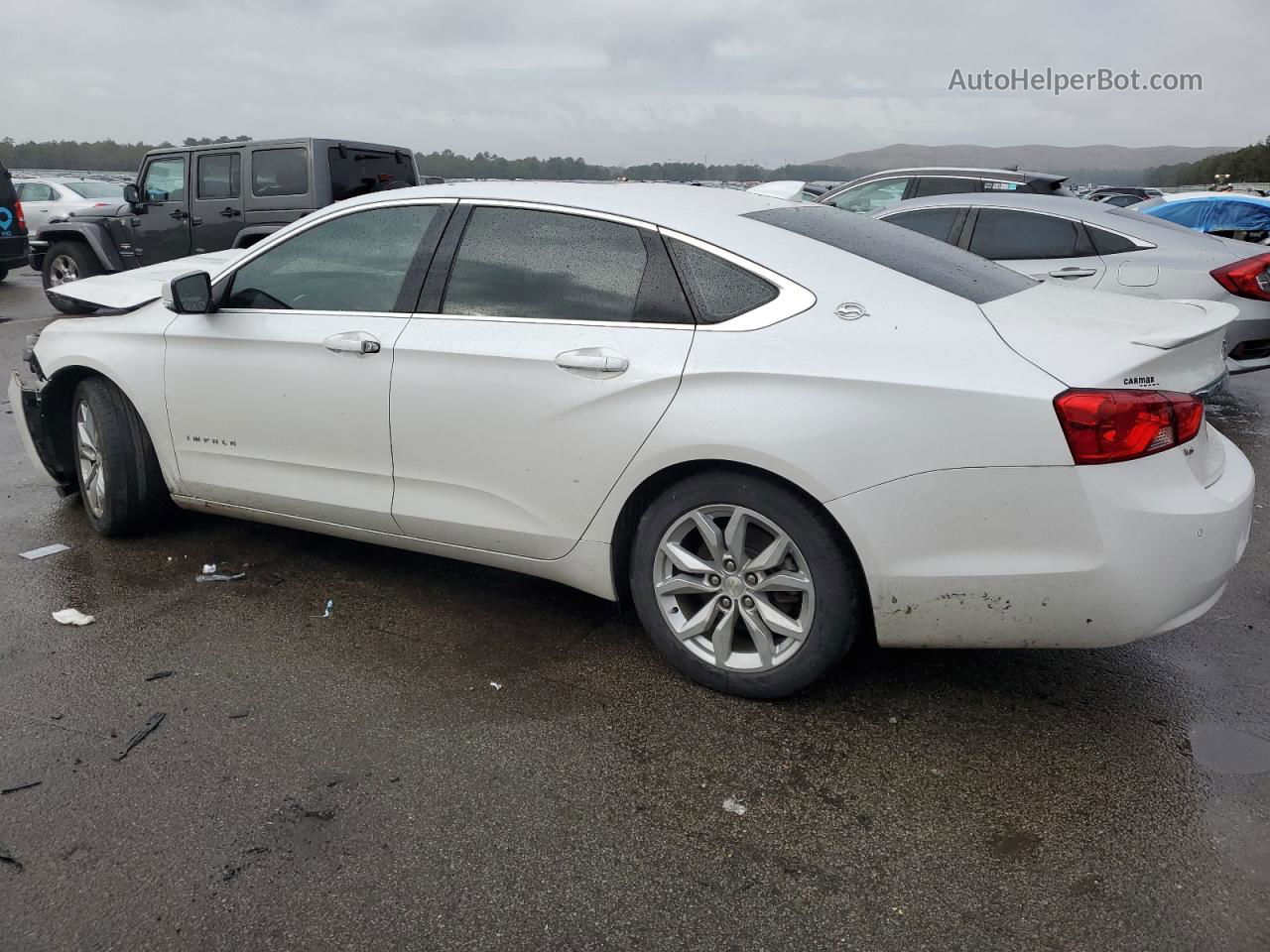 2016 Chevrolet Impala Lt White vin: 2G1115S37G9180639