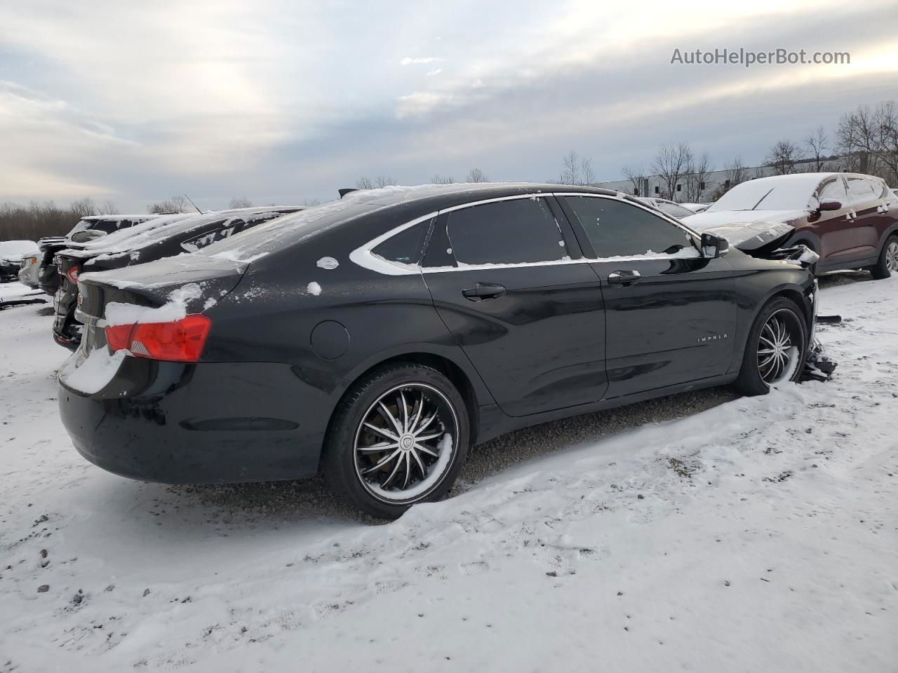 2016 Chevrolet Impala Lt Black vin: 2G1115S37G9187896