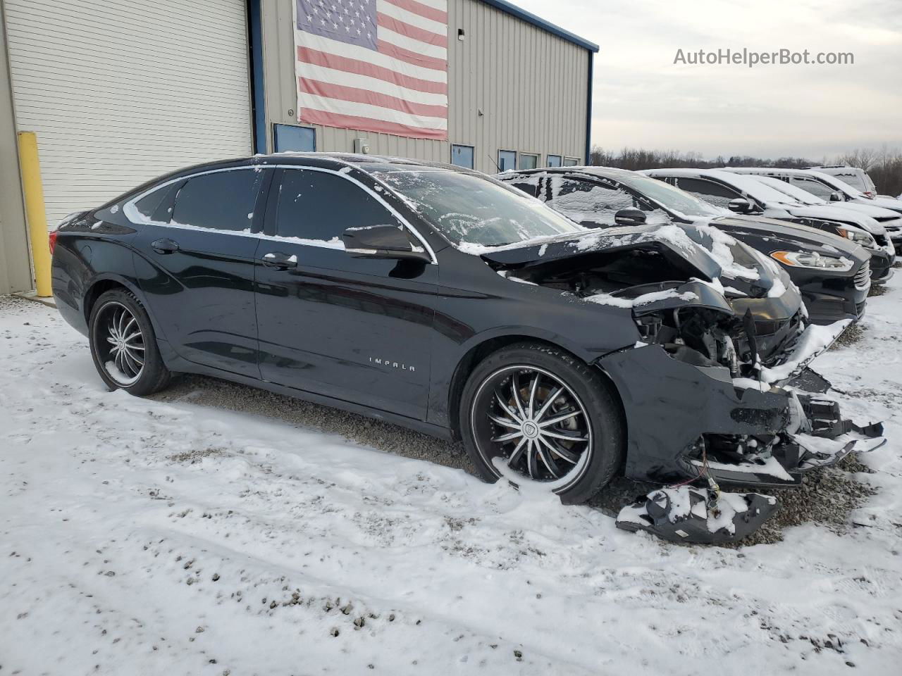 2016 Chevrolet Impala Lt Black vin: 2G1115S37G9187896