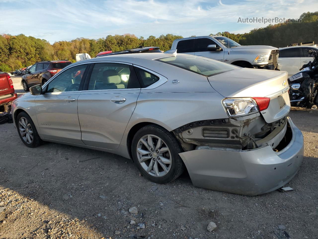 2016 Chevrolet Impala Lt Silver vin: 2G1115S38G9118022