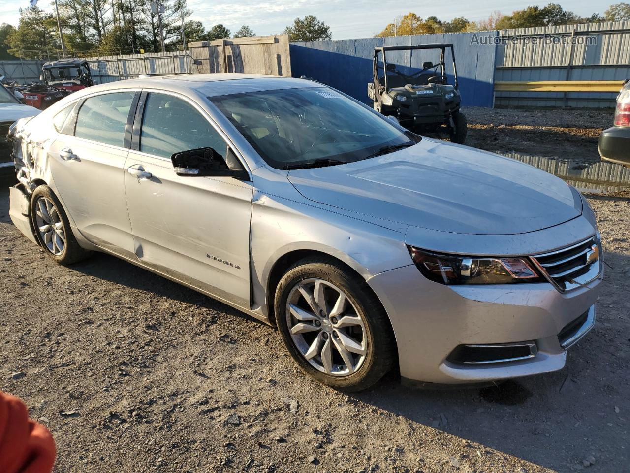 2016 Chevrolet Impala Lt Silver vin: 2G1115S38G9118022